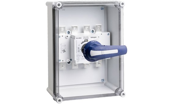Weidmüller AC-Lasttrennschalter, 600 V, 250 A, 4-polig - manuell